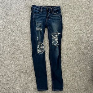 American Eagle Ripped Skinny Jeans